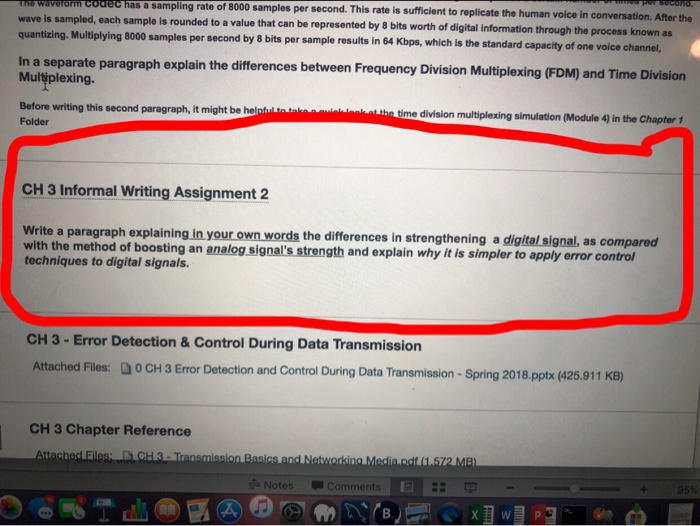 Informal writing Assignment 2 