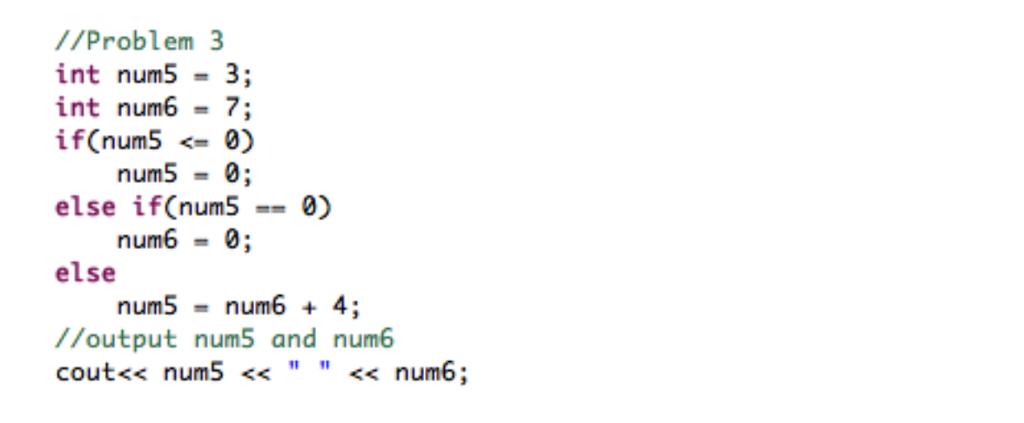 Please translate this to assembly language using a MARIE simulator. //Problem 3