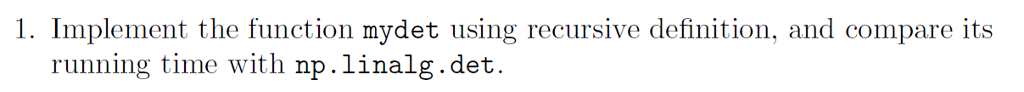 Use python to answer the question by the unfinished code below. 1.