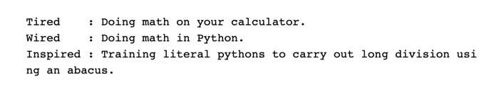 for problem 1, using python, replace math with data science and long