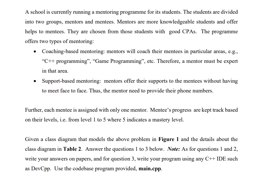  Example : #include #include using namespace std; // The declaration for