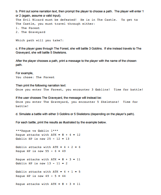 Game Deadline: Thursday, October 5 at 11:59 PM In this assignment, you