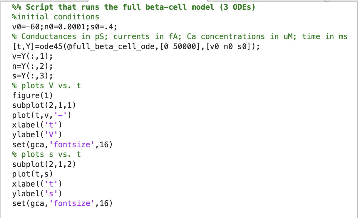 for the full model (i.e. the files used in problem 1), test