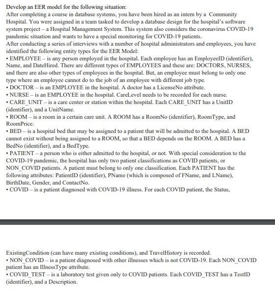 Need help with this ASAP. This is Database systems. Please draw out