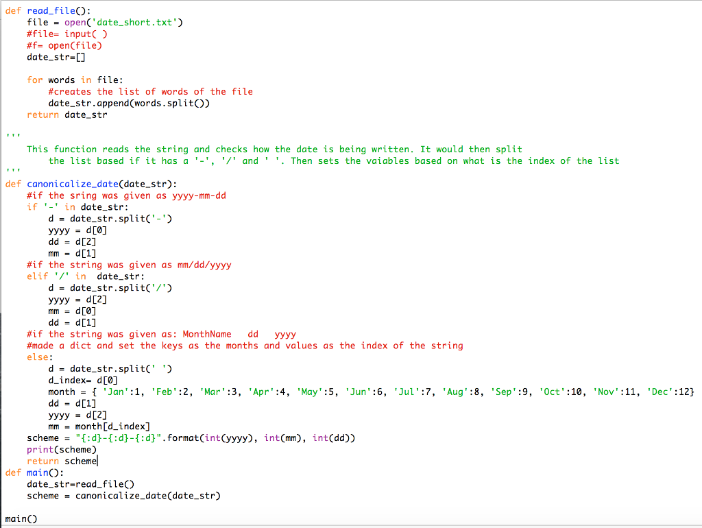  Im having issues with this python code, the main goal for