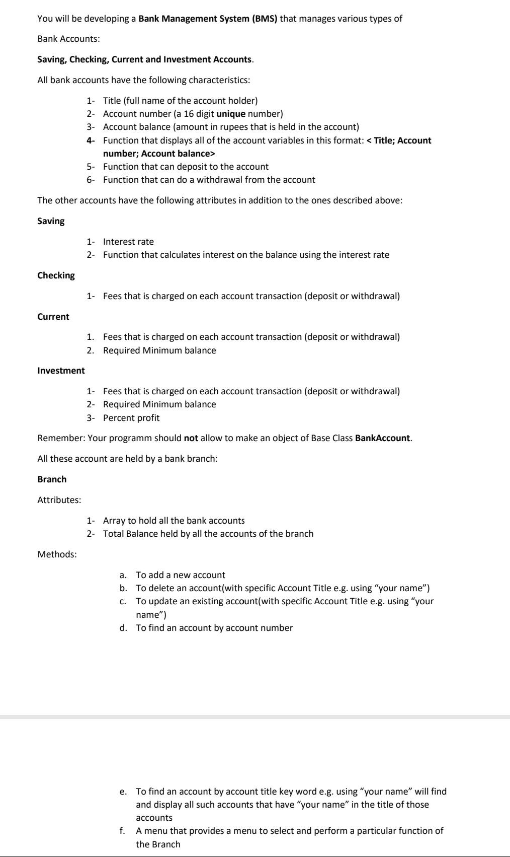  this is oop question...it considered a one question ...i need this