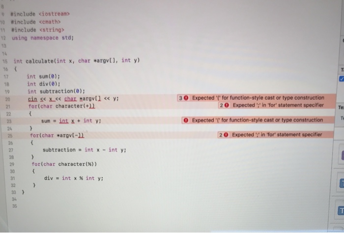 Bad operation choice command option