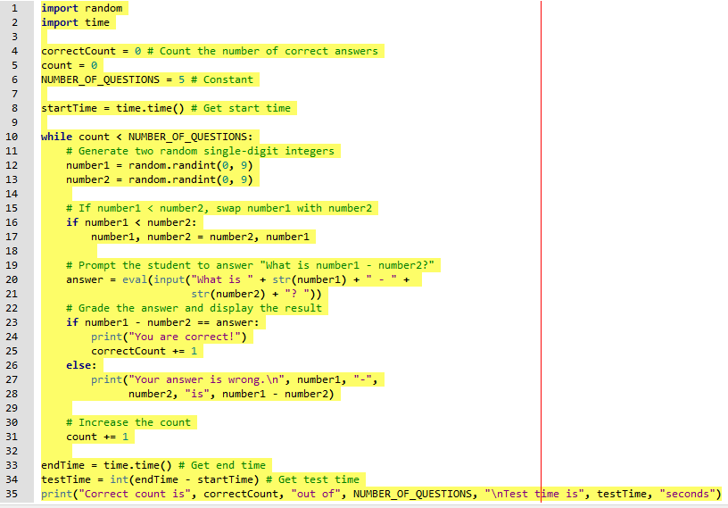 Create a new version of this program with the following rules: -The