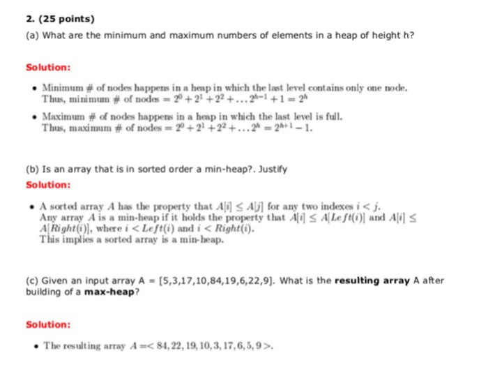  I'm studying for a data structures exam And have a study