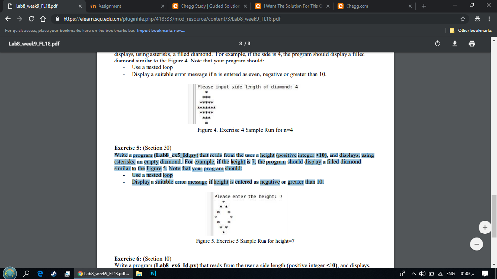 I want the solution for this question (only using if, while and