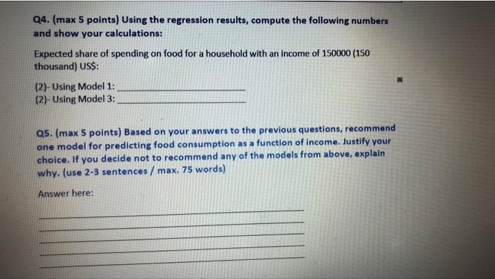 0 to 1) depends on the total expenditure of the household (variable
