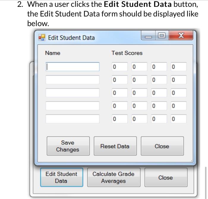 times because of wrong code. Suppose a teacher has five students who
