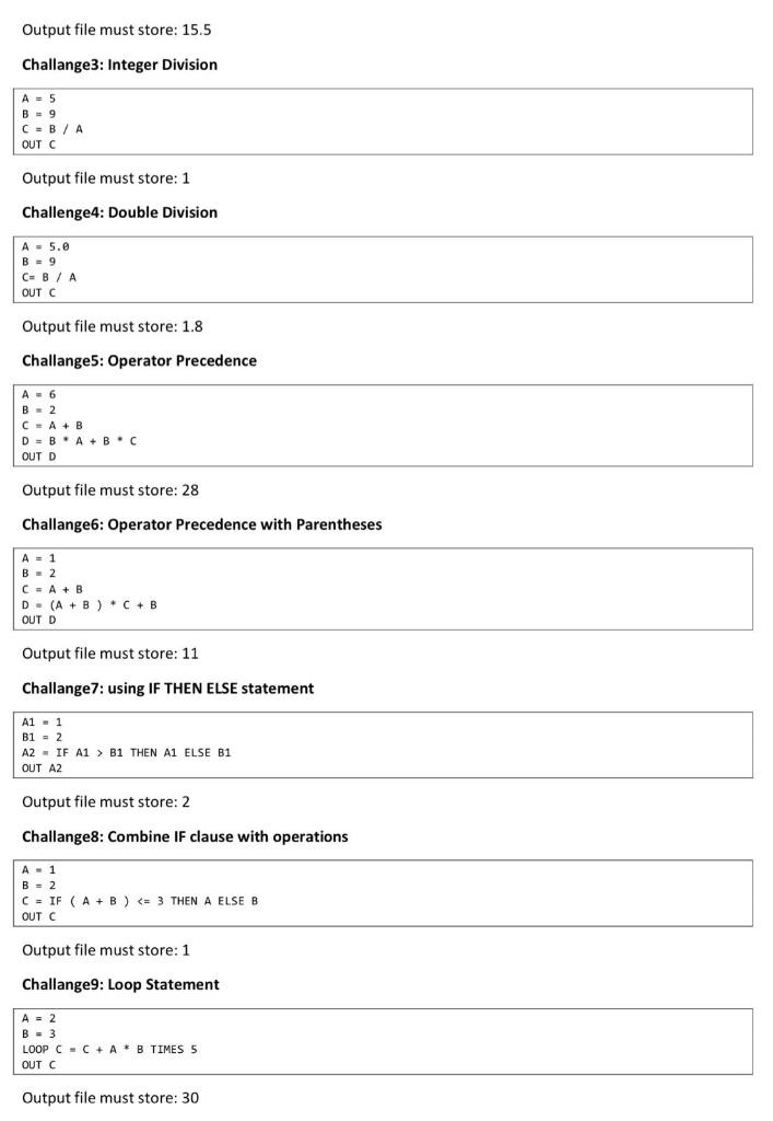 homework you are going to write a (C / C++) program that