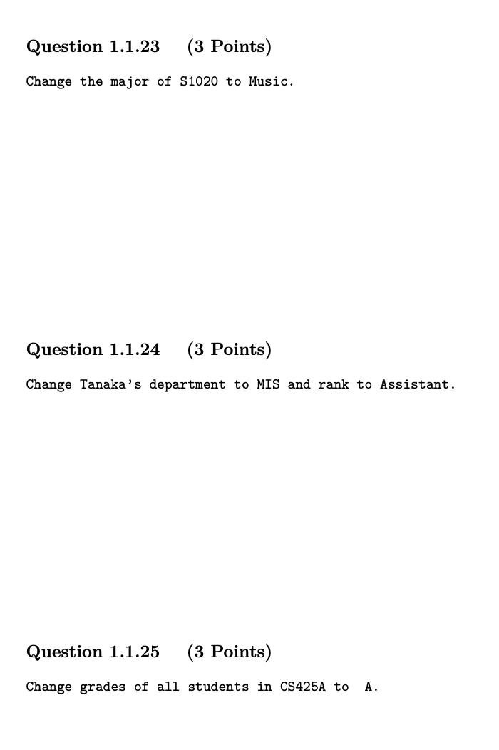 what you have learned in class When writing a query, write the