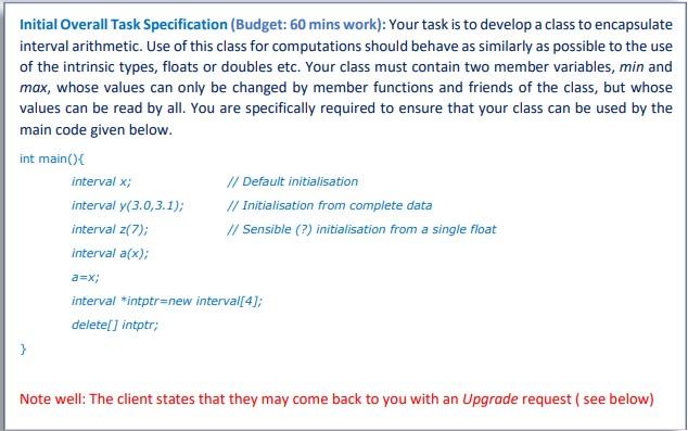 .cpp file. Interval Arithmetic: In many branches of computational science, a serious