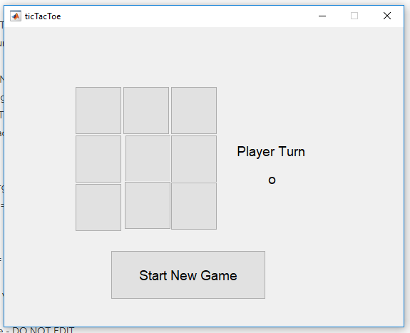 Tic Tac Toe Matlab function varargout = ticTacToe(varargin) % This code