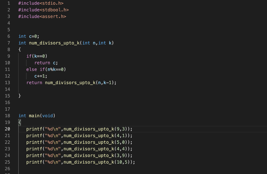 must use language c and recursion how do I fix this