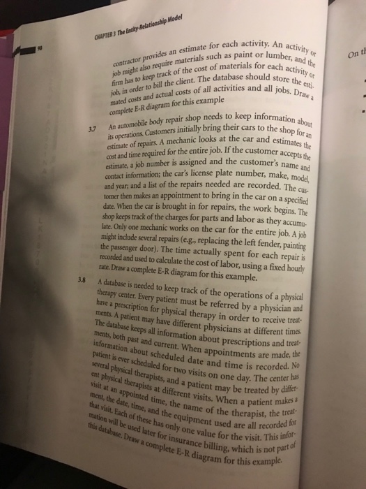 relational database schema developed for Exercise 4.6, which was based on Figure