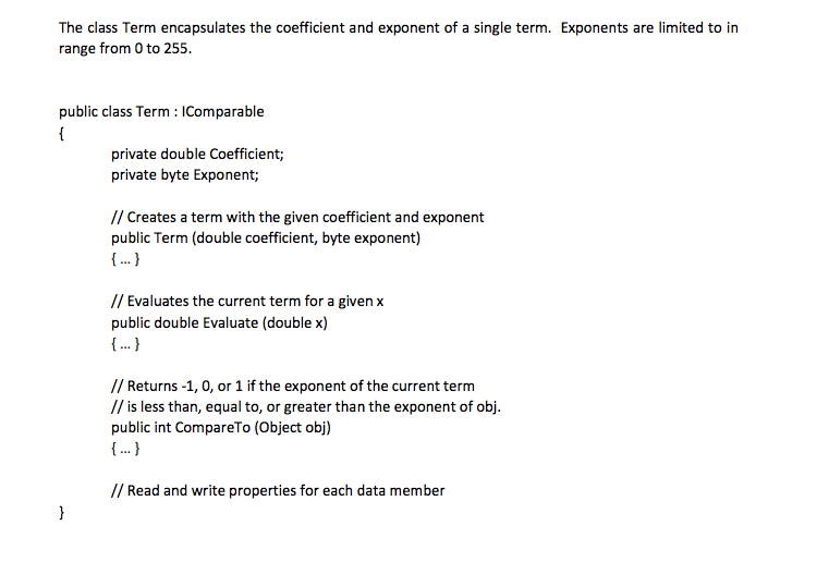 complete/write the following code in c# for the ff. comments explain what