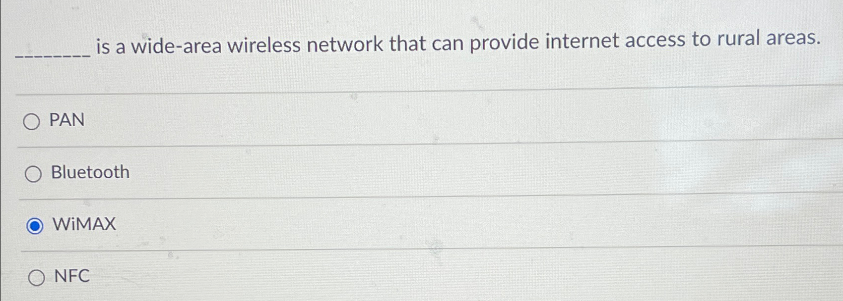  is a wide-area wireless network that can provide internet access to