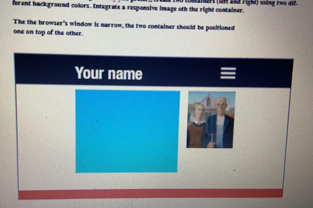 (header, main and footer) must be full-width and no larger than 960px