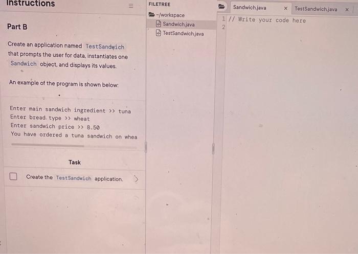 for the main ingredient (such as tuna) as mainingredient, a String for