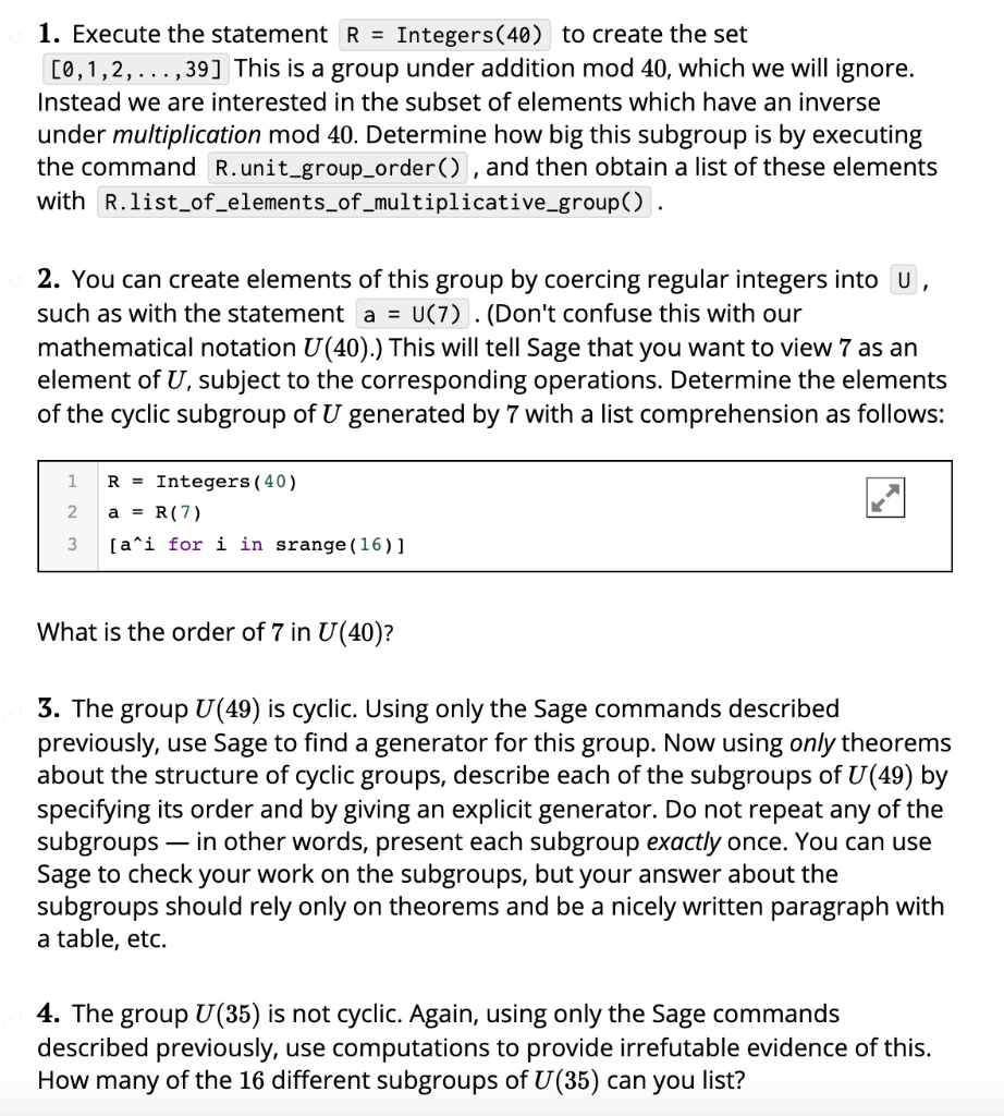 Need help with numbers 3 and 4 (python) 1. Execute the
