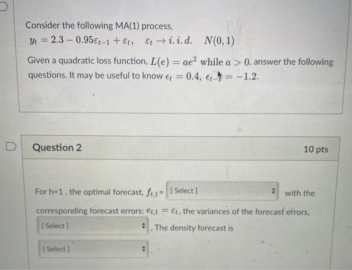 linearly predicted from its past as there is no linear dependence to