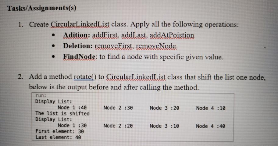In data structure Java, PLEASE solve the problem 1&2, I need the