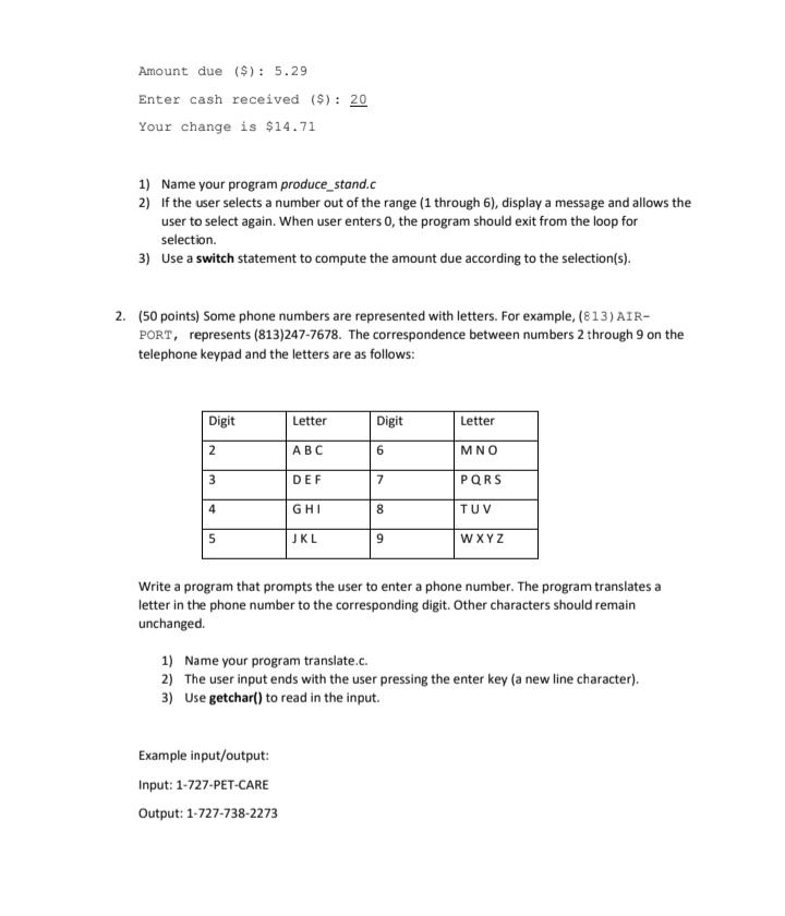 a produce stand. The prices are: 1. Lemons - $0.21 each 2.