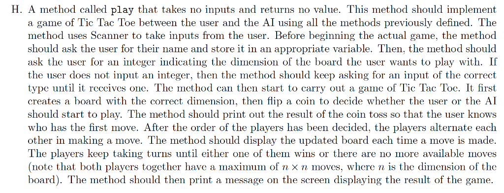 to start the assignment. This assignment should be solved without the use
