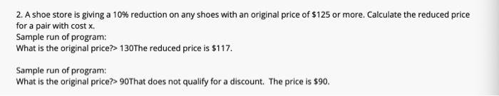  Write C++ programs that produce solutions for the following problems. 2.