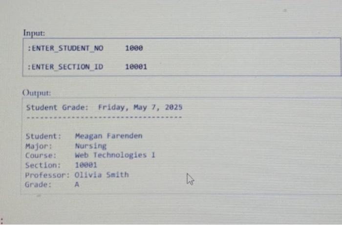 Screenshot that display your code and output on Apex Exercise 1(1%) A.