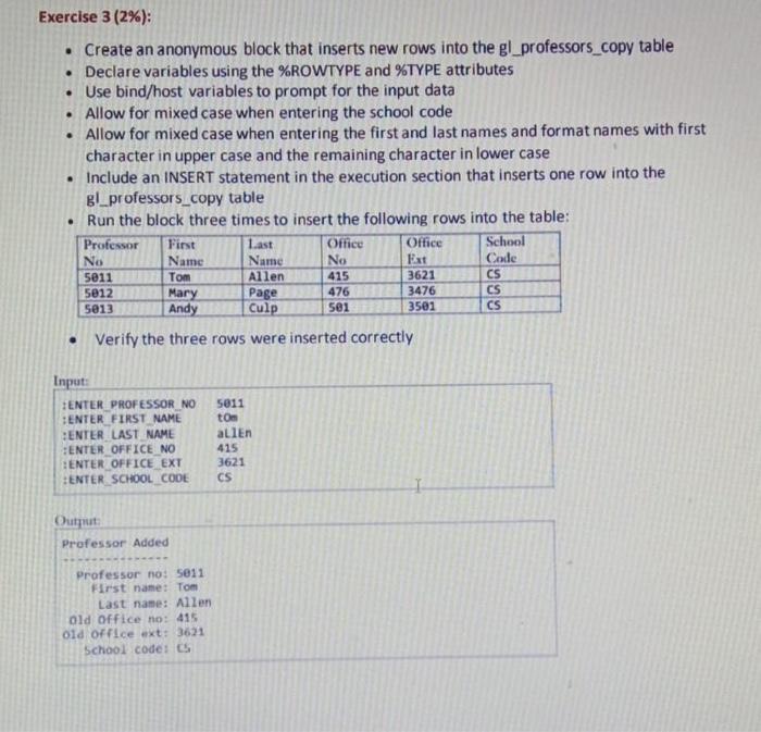 Create an anonymous block that returns the number of students in a