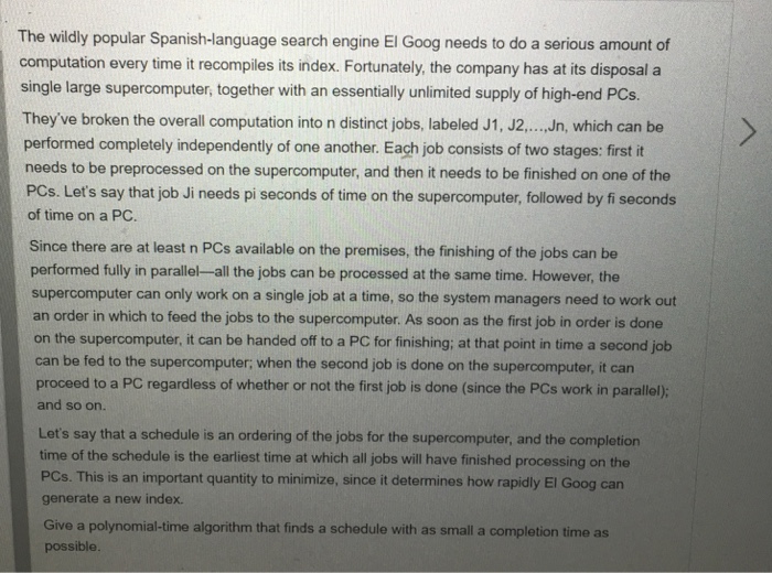  Give a polynomial time algorithm that finds a schedule with as