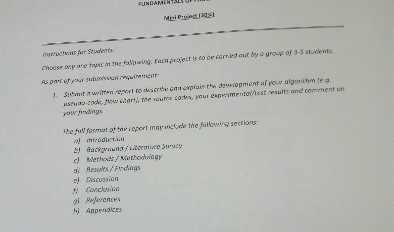 Please write a C program & draw flow chat & write