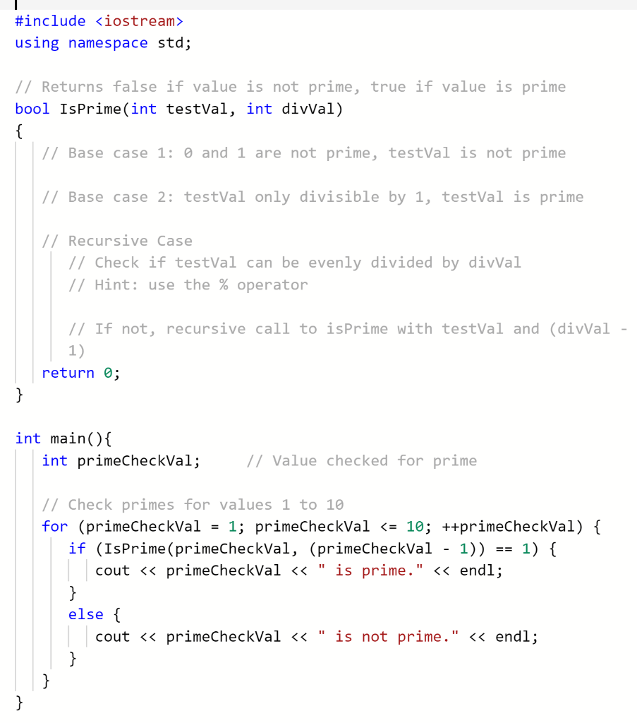 need help with the following. I need to implement a recursive function