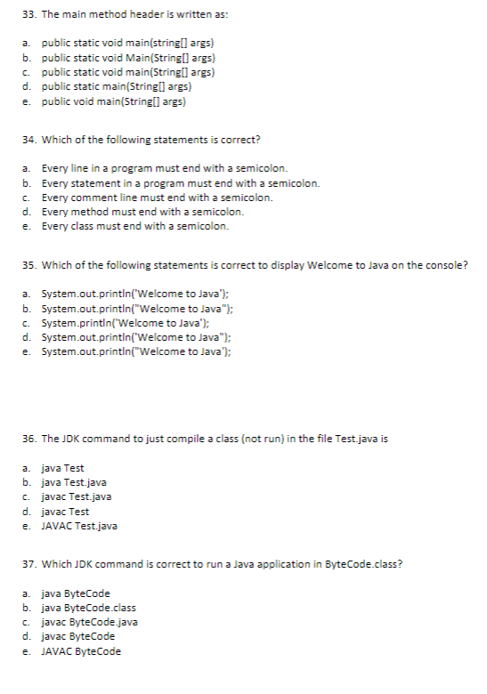 C c. classes A,B and C d. There will be a compilation