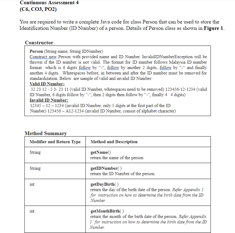  Figure 1 ---------------- Appendix 1 Determine the birth date from an
