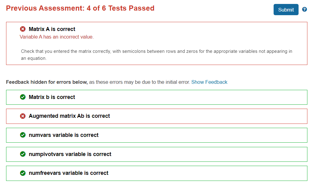 -2 0 2 0; 2 6 -5 -2 4 -3; 0 0