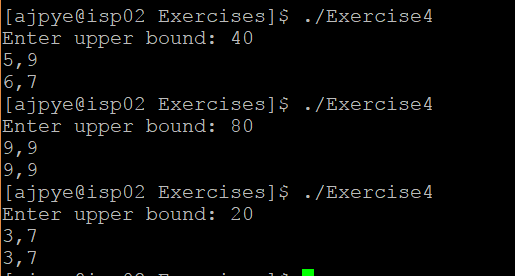 Write a double loop over 0 i,j N, where N is a