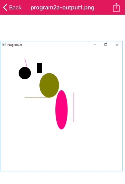 text file. For each command, draw the specified Shape into a Pane
