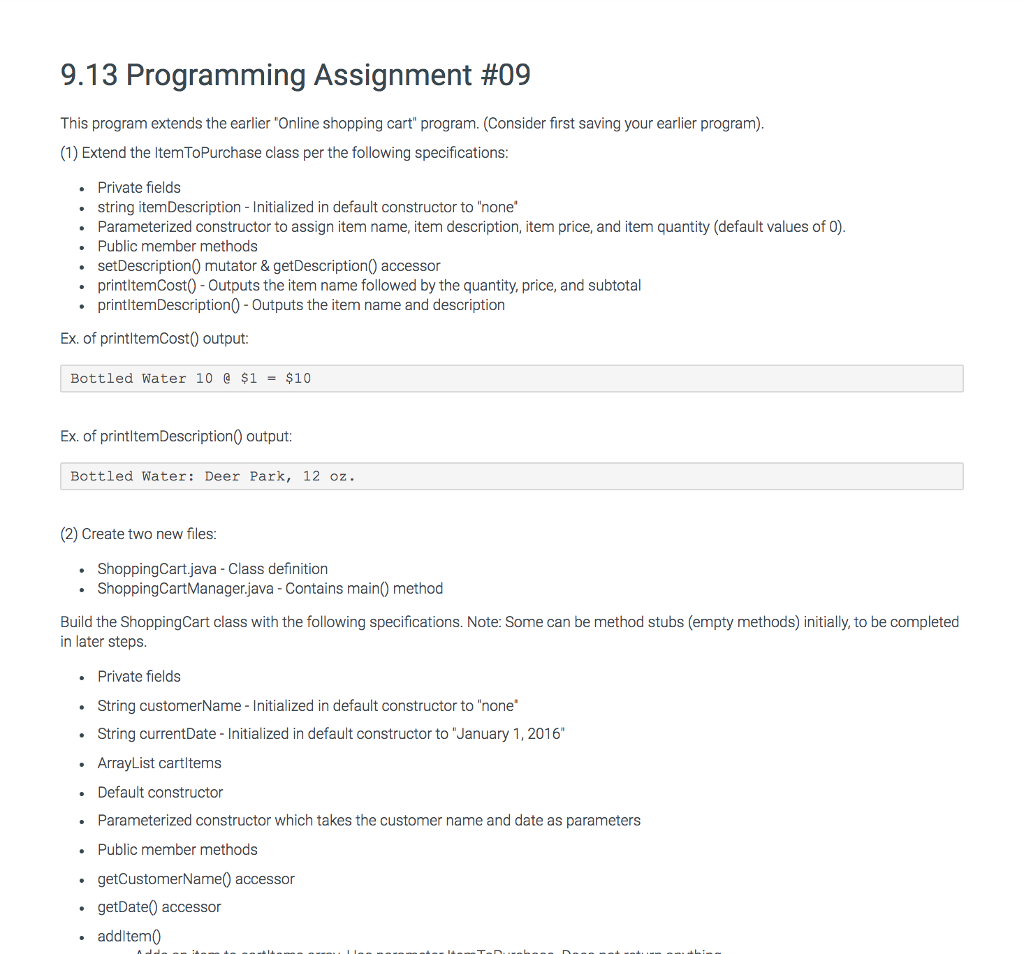 Hello, can somone help me with this Java Program? its asking for