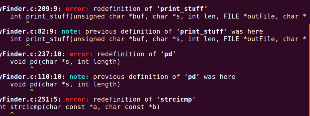  I m programming in C. How do I go about fixing