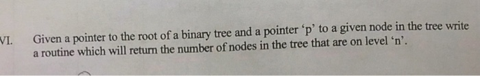  Data structure class In java Given a pointer to the root