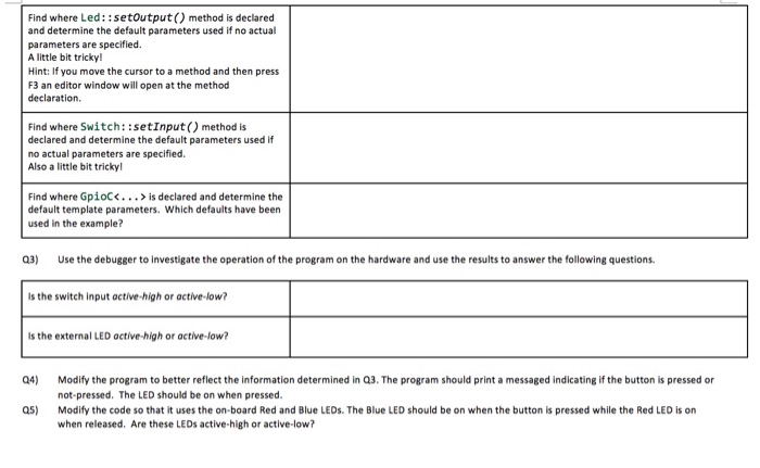 what hardware registers may be modified. #include "hardware "h" using namespace USBDM;