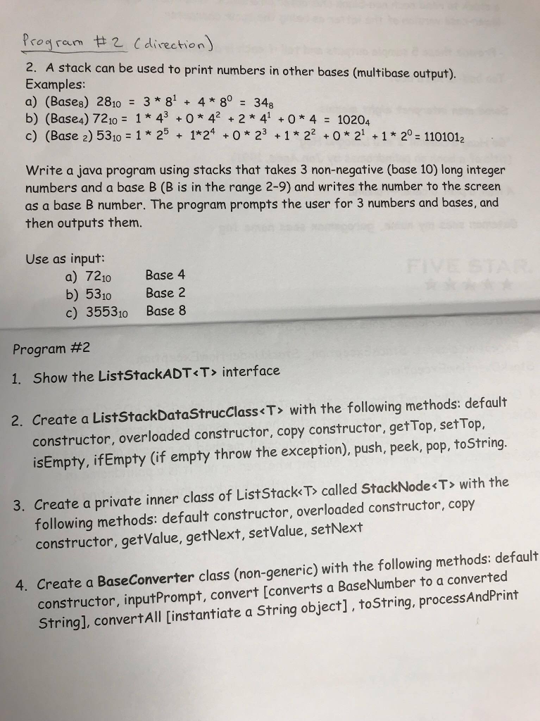  Please HELP with Java Programming Need to submit today! I'll rate