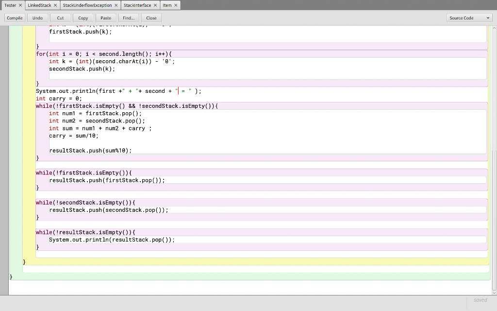 that some of the strings aren't adding up correctly or are missing