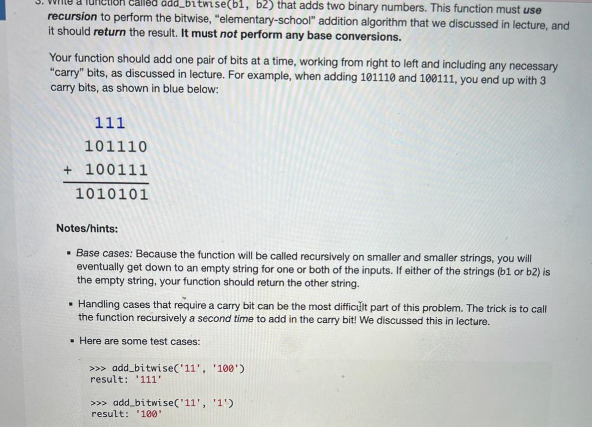 help with this function please. explanation if possible. thank you! recursion to