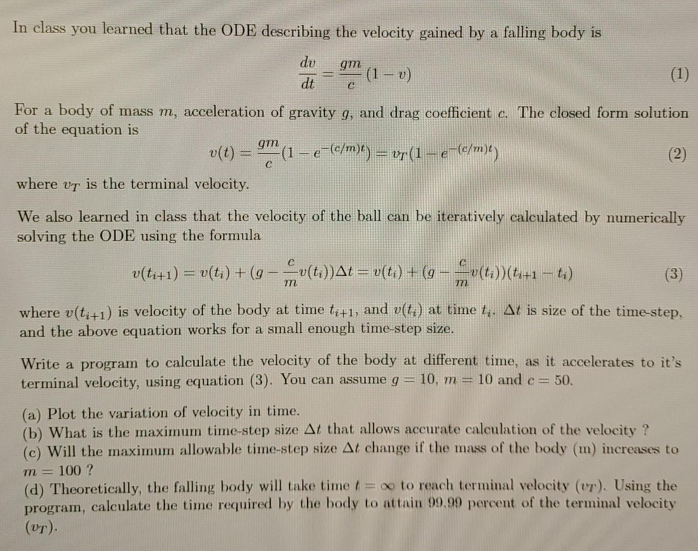 Help walk me though this program it using python In class
